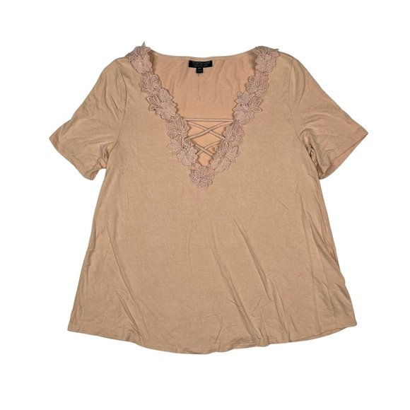 (Up To 50% Off SALE)  Topshop Soft & Flowy Short Sleeve Top - Picture 1 of 4